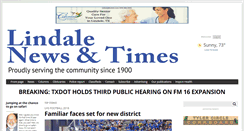 Desktop Screenshot of lindalenews-times.com