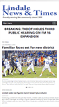 Mobile Screenshot of lindalenews-times.com
