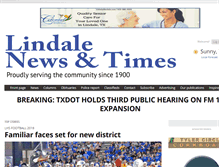 Tablet Screenshot of lindalenews-times.com